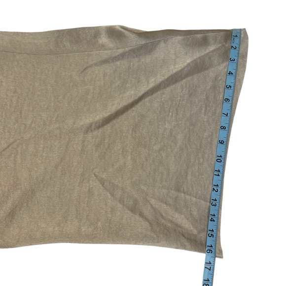 Vince Tan Oat Wide Leg Satin Professional Workwear Pant Women's Plus 22 - Picture 8 of 16